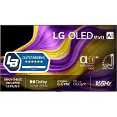 LG OLED evo AI OLED55G51LW, 139,7 cm (55"), 3840 x 2160 Pixel, OLED evo, Smart-TV, WLAN, Schwarz