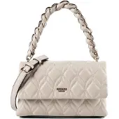 GUESS Damen Crossbodytassen Maxine Flap Crossbody - Gebroken Wit - Größe ONESIZE
