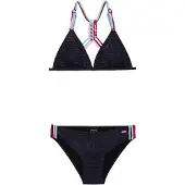 Protest Bikini Mädchen Prtfimke 24 Triangle Bikinis True Black-Größe 140