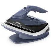 Tefal Freemove Power FV6675E0, Trocken- & Dampfbügeleisen, Keramik-Bügelsohle, 1,9 m, 210 g/min, Schwarz, Blau, 40 g/min