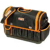 Bahco Luxuriöse Offene Textilwerkzeugtasche Mit Starrem Boden 32l 365 Mmx225 Mmx480 Mm
