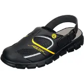 ABEBA Clog schwarz/gelb - 38