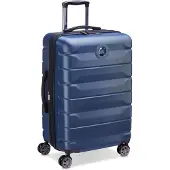 Delsey AIR ARMOUR, Karre, Harte Schale, Blau, Night blue, 4 Rad/Räder, Spinnrad