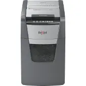 Rexel Optimum AutoFeed+ 150M Aktenvernichter P5, Vollautomatik, Mikroschnitt 2 x 15 mm, 44 l, 150 Blatt Schnittleistung, schwarz