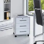 Mid.You Rollcontainer Office Edition Grau/Weiß