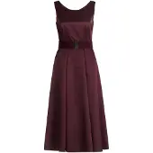 Vera Mont Cocktailkleid mit Gürtel in Strong Aubergine | Gr.: 42