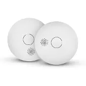 Housegard Luma wireless, series-connected smoke alarm, incl. 10-year battery, 2-pack