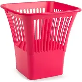 PlasticForte Mulleimer/Mulleimer - Kunststoff - rosa