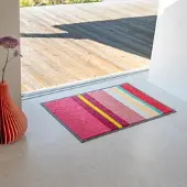 REMEMBER Fußmatte "Marrakesch" - 50 x 75 cm, farbenfrohe, rutschfeste & saugstarke Gummi Fußmatte
