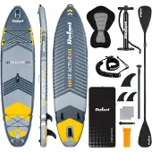 Rebel Aufblasbares SUP-Board mit Schwimmsitz 335 cm Paddelset