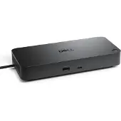 Dell WD25TB5, Kabelgebunden, Thunderbolt 5, 2500 Mbit/s, Schwarz, 1,25 Gbit/s, 6144 x 3456 Pixel