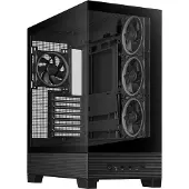 Asus A31 Plus TG ARGB BLACK, Midi Tower, PC, Schwarz, ATX, micro ATX, Mini-ITX, Metall, Gaming
