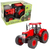 Askato Roter Spielzeug Traktor mit Geräuschen und Lichtern