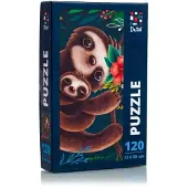 Roter Käfer Puzzle Süßes Faultier DT100-06