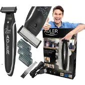 Adler AD 2922, Schwarz, Wechselstrom/Batterie, 45 min, Integrierte Batterie, Lithium-Ion (Li-Ion), 1,34 kg