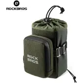 RockBros Sakwa, Fahrradtasche 2-in-1 mit verstellbarem, elastischem Band, 30130090, grün
