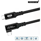 Microconnect USB3.2CC4-A, 4 m, USB C, USB C, USB 3.2 Gen 2x2, Schwarz