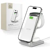 Tech-Protect Qi15W-A36 3In1 Drahtloses Ladegerät für Apple Weiß