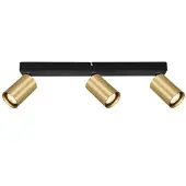 ITALUX Strahlerlampe NESTO SPL-23436-3-BK-GD
