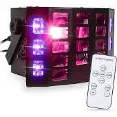 Light4me TURBO DERBY 3IN1 Licht Multieffekt LED RGBW-UV Stroboskop