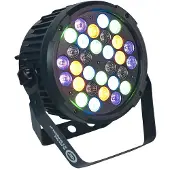 Light4me Black Par 30X3W RGBa-UV LED