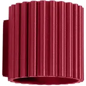 Sollux Wandleuchte AURA burgunderrot G9 1xG9 10W Aluminium 10x12x10cm