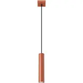 Sollux Pendelleuchte LAGOS 1 roter Ocker 1xGU10 10W Stahl 118x8x8cm