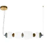 ITALUX Pendelleuchte Evans LED Gold 22W