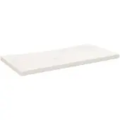 vidaXL Schreibtischplatte Weiß 80x40x2,5 cm Massivholz Kiefer