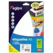 Agipa Universal-Etiketten, 24 x 33,5 mm, weiá