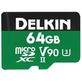 Delkin Devices POWER microSD 64GB UHS-II V90 DDMSDG200064