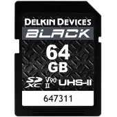 Delkin BLACK UHS-II (V90) 64GB R:300MB/s W:250MB/s