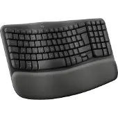 Logitech 920-012298, Volle Größe (100%), Kabellos, RF Wireless + Bluetooth, Membran Key Switch, QWERTY, Graphit