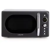 Create Retro, Arbeitsplatte, Kombi-Mikrowelle, 20 l, 700 W, Eingebautes Display, LCD