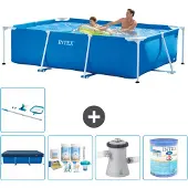 Intex Rechteckiger Frame Pool - 260x160x65 cm - 6-teilig S30072
