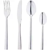 San Ignacio Edelstahl Besteckset 24 Stücke Silber Silber One Size
