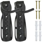 B2X Schwarze Wandhalterung für Fahrräder - 2 Stk