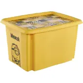 Keeeper Aufbewahrungsbox karolina "Minions Mosaic" 30 Liter gelb