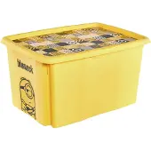Keeeper Aufbewahrungsbox karolina "Minions Mosaic" 45 Liter gelb