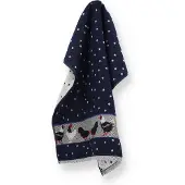 Bunzlau Castle Küchenhandtuch Chicken Dark Blue