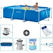 Intex Rechteckiger Frame Pool - 260x160x65 cm - 7-teilig S30090