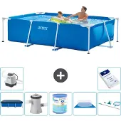 Intex Rechteckiger Frame Pool - 260x160x65 cm - 8-teilig S30093