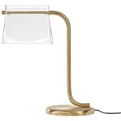 Maytoni LED Tischlampe Cabaret, messing / gold, für Wohn- / Esszimmer, Metall, LED Tischlampe