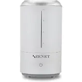 Zenet ZET-416 Ultraschall Luftbefeuchter 4 L | 275 ml/h, 25 W, 38 dB | Aromatherapie & 360° Düse | bis 40 m²