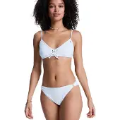Roxy Badehose "Island Cheeky", Damen, Gr. L, weiß (coconut milk), Obermaterial: 87% Nylon, 13% Elasthan., Badehosen Badehose