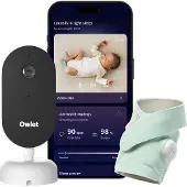 Owlet Dream Duo – Baby Monitor mit Sock Sensor, 2K HD Kamera, Puls & Schlafanalyse, Mint 1 St