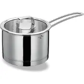 Küchenprofi Kuechenprofi SAN REMO 2390062816 Kasserolle inkl. Deckel, Edelstahl, 16 cm Durchmesser, Induktionsherd-geeignet