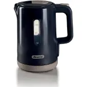 Ariete 2846 Breakfast Wasserkocher 1,7 L mit verdecktem Heizelement und schnurlos, dunkelblau