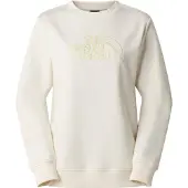 The North Face W DREW PEAK LIGHT REGULAR CREW White Dune/Lemon Mist