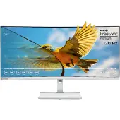 Lenovo L34W-4C Monitor, 86,4 cm (34"), 3440 x 1440 Pixel, UltraWide Quad HD, LED, 6 ms, Grau